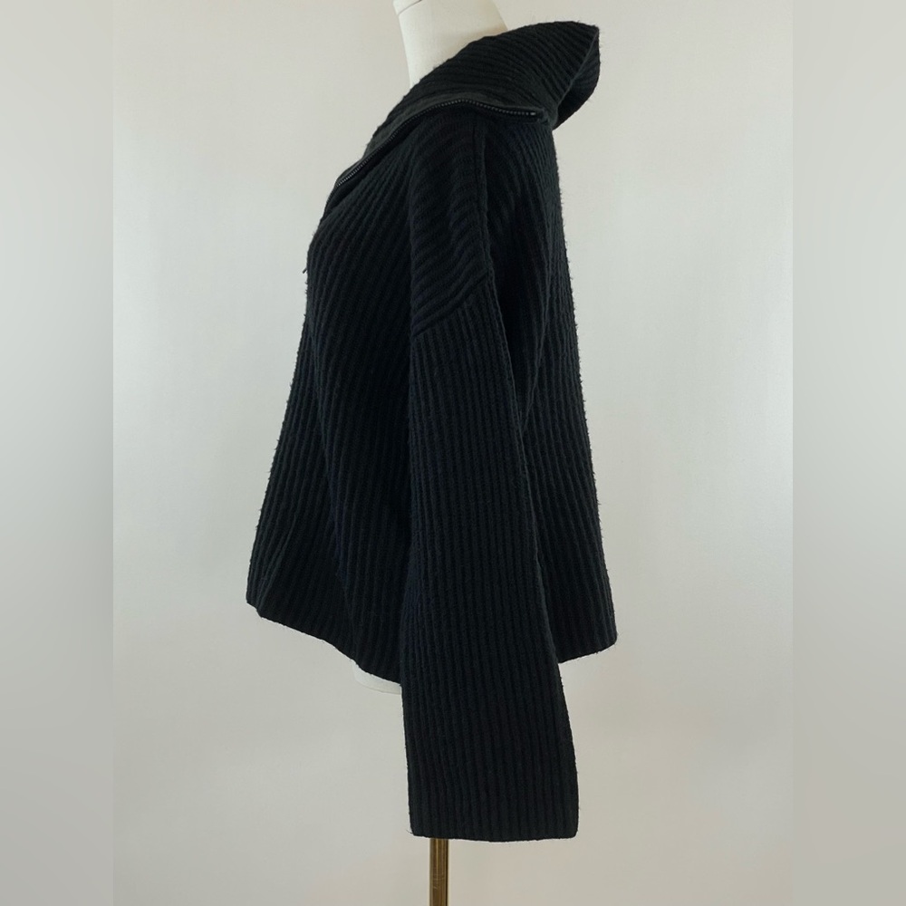 Sweet Baby Jamie Black Half Zip Sweater, M - Picture 5 of 10